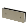[SQC180] Shower Clamp - Square -  Transom Glass To Glass (Large)  - 180° Fixed