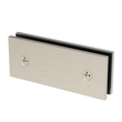 [SQC180] Shower Clamp - Square -  Transom Glass To Glass (Large)  - 180° Fixed