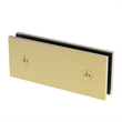 [SQC180] Shower Clamp - Square -  Transom Glass To Glass (Large)  - 180° Fixed