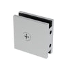 [SQU2H] Pince de douche - Carrée - 2 trous - Chrome