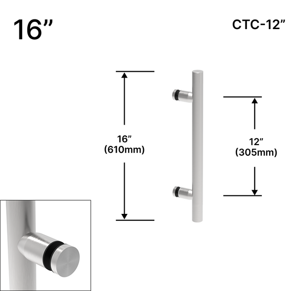 LP commercial 16" (12" CTC) - Simple face (BS, PS, MBL)