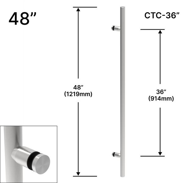 LP commercial 48" (36" CTC) - Simple face (BS, PS, MBL)