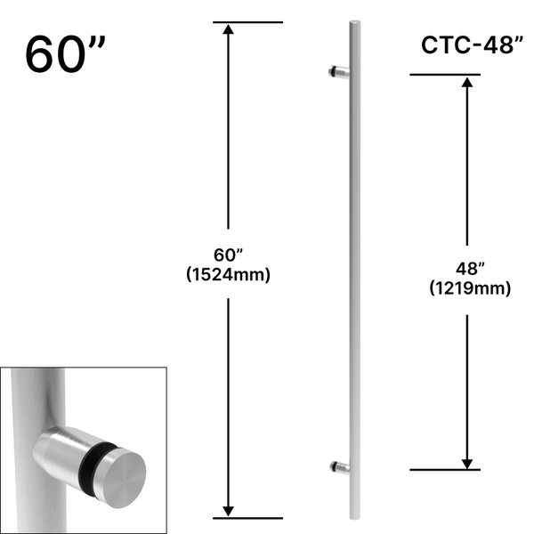 LP commercial 60" (48" CTC) - Simple face (BS, PS, MBL)