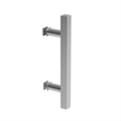 Poignée de douche 6" x 6" - Style échelle carrée (CH, BN, MBL)