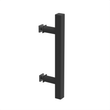 Poignée de douche 6" x 6" - Style échelle carrée (CH, BN, MBL)