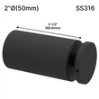 [SSO] Entretoise solide de la série Superior - 2" Ø˜ X 3-1/2" Hauteur de base - SS316 - Ronde (BS, MB)