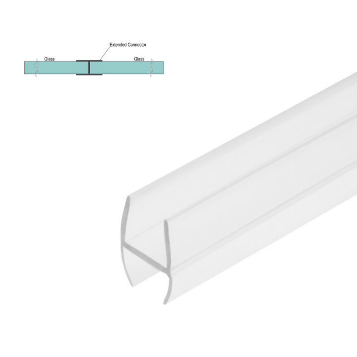 [SWPH] Shower Sweep - 'H' Seal for 3/8" Glass (95")