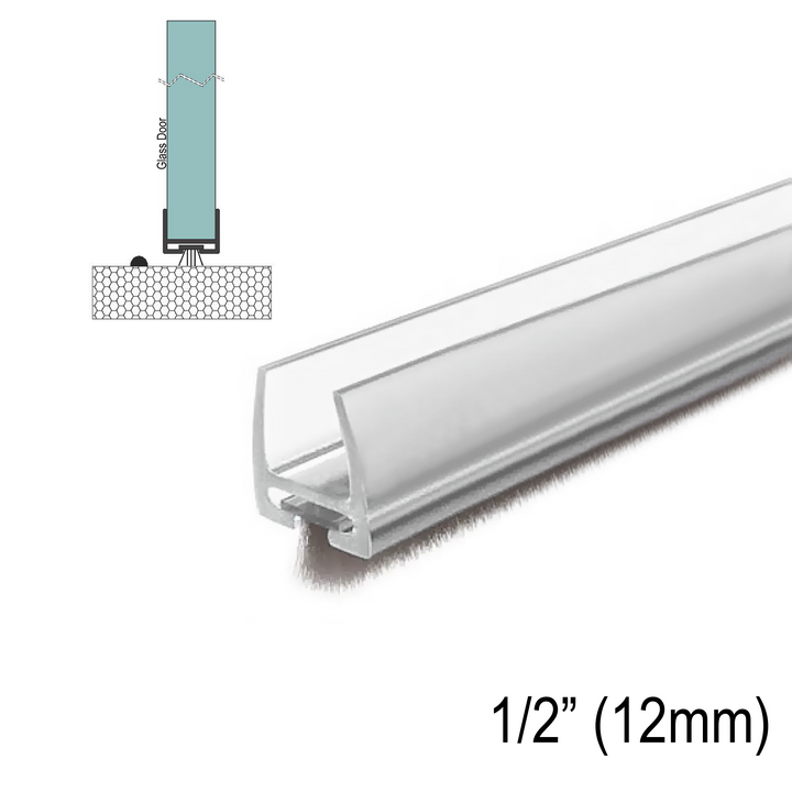 [SWPMWS] Shower Sweep - Weather Strip for 1/2" Glass (95")
