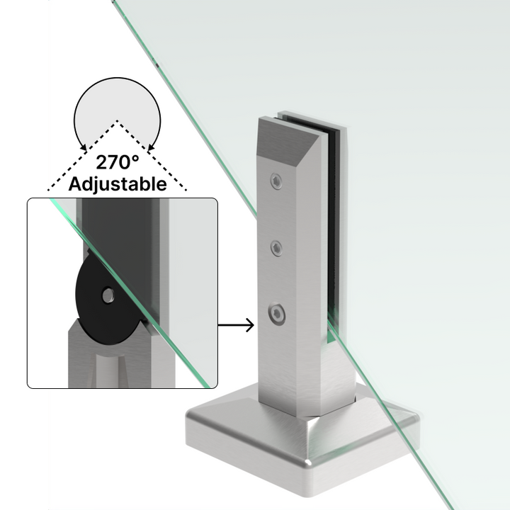 [TI8SQSTAIR] Spigot - Titan Series - 8" Adjustable - Square (Stair)