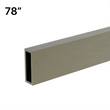 [TQH78] Shower Sliding Door Kit - Tranquility Series - Header Bar (78")