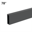 [TQH78] Shower Sliding Door Kit - Tranquility Series - Header Bar (78")