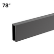 [TQH78] Shower Sliding Door Kit - Tranquility Series - Header Bar (78")