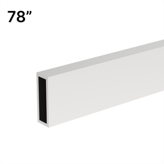 [TQH78] Shower Sliding Door Kit - Tranquility Series - Header Bar (78