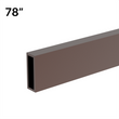 [TQH78] Shower Sliding Door Kit - Tranquility Series - Header Bar (78")