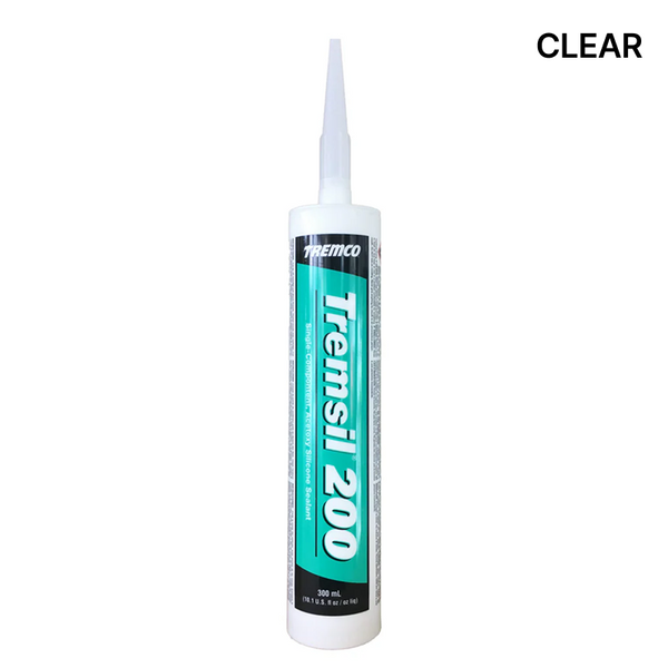 [TREMSIL-200] Cleaners & Sealants - Acetoxy Silicone Sealant (Clear & Black)