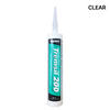 [TREMSIL-200] Nettoyants et mastics - Mastic silicone acétoxy - 1x TREMSIL200 / Clair
