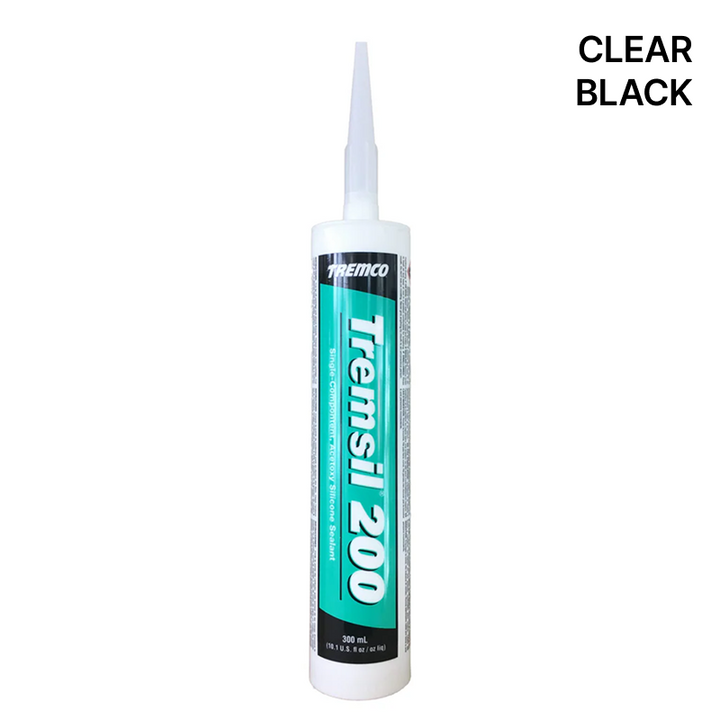 [TREMSIL-200] Cleaners & Sealants - Acetoxy Silicone Sealant (Clear & Black)