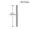 [TR12X6.25] Entretoise - Tige filetée - 1/2" X 6-1/4" - SS316 (3/8-16 UNC) - 6"-SS316