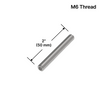 [TRM6X2] Vis Allen - M6 x 50 mm de longueur - x1 Inox