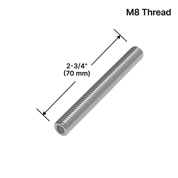 [TRM8X234] Vis Allen - M8 x 70 mm de longueur