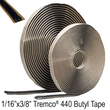 1/16"X3/8" Tremco 440 Butyl Architectural Tape (50FT)