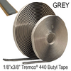 [TREMCO440-1/8-GREYTAPE-25FT] Nettoyants et mastics - Ruban adhésif architectural gris butyle Tremco 440 1/8" x 3/8" (25 pi) - X1