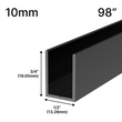 [UC9810] Shower U-Channel - 10mm Glass (98")