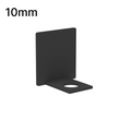 [UCEND10] Shower U-Channel - 10mm Glass - End Caps
