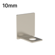 [UCEND10] Shower U-Channel - 10mm Glass - End Caps