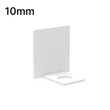 [UCEND10] Shower U-Channel - 10mm Glass - End Caps