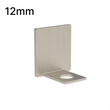 [UCEND12] Profilé de douche en U - Verre 12 mm - Embouts