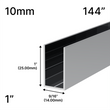 [UCH14410] Profilé de douche en U - Verre 10 mm (144 po) - Hauteur 1 po