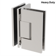 [VIV092] Shower Hinge - Square Heavy Duty - Glass to Glass 90°