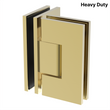 [VIV092] Shower Hinge - Square Heavy Duty - Glass to Glass 90°