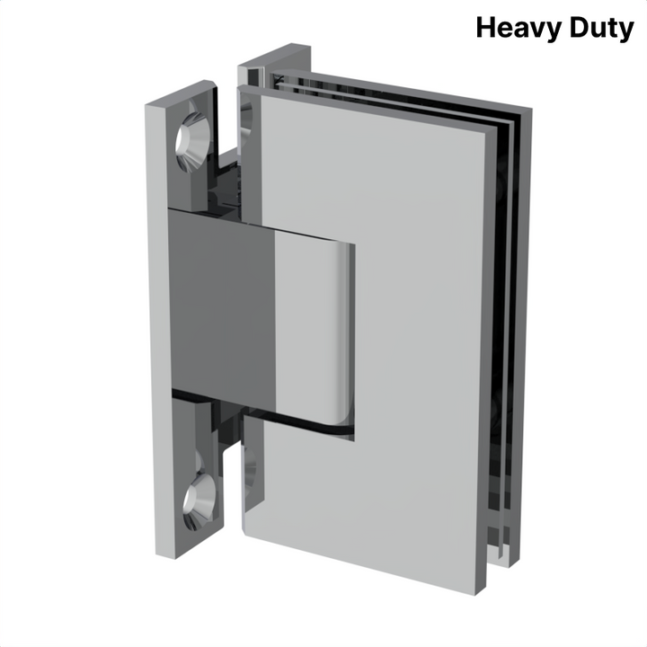 [VIVH037] Charnière de douche carrée robuste, montage mural, plaque arrière en H