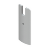 [DLUX4SLEND] Rail latéral - Embout pour DLUX 4" - Anodisé satiné