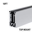 [ARCH8610T] ARCH-LOC™ SERIES - Top Mount Adjustable Base Shoe System For 11/16" to 27/32" Glass (120" Length) (Engineer Tested) (BAA, MBA, BSS, PSS)