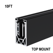 [ARCH8610T] ARCH-LOC™ SERIES - Top Mount Adjustable Base Shoe System For 11/16" to 27/32" Glass (120" Length) (Engineer Tested) (BAA, MBA, BSS, PSS)