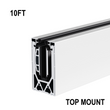 [ARCH8610T] ARCH-LOC™ SERIES - Top Mount Adjustable Base Shoe System For 11/16" to 27/32" Glass (120" Length) (Engineer Tested) (BAA, MBA, BSS, PSS)