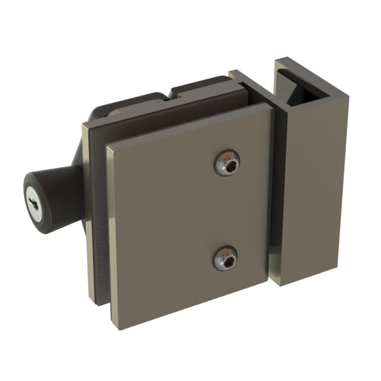Loquets de clôture de piscine série DIVE avec serrure - 90° G2G - Ouverture extérieure (BS, PS, MBL)