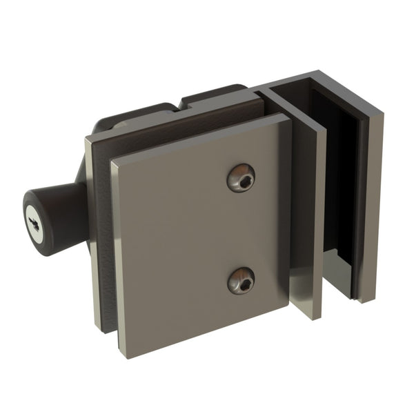 DIVE Series Pool Fencing Latches With Lock - 90° G2G - Inswing (BS, PS, MBL)