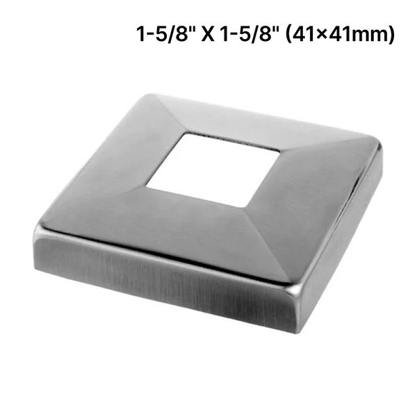 [CP40SQ] Main courante - Plaque de recouvrement pour main courante carrée de 40 mm