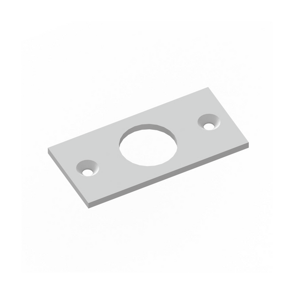 [DLUX4DSP] DLUX 4" Door Rail - Strike Plate