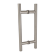 6" x 6" (10" End to End) Shower Handle - Ladder Pull Style (CH, BN, MBL, SB, PN, BBRZ, GM, ORB, W, AB, PB)