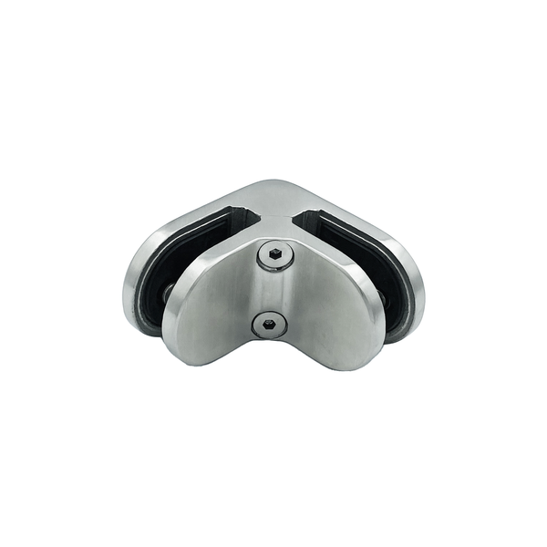 [BDIVE90] Pool Fence Hardware - Round Bracket - 90° Glass to Glass