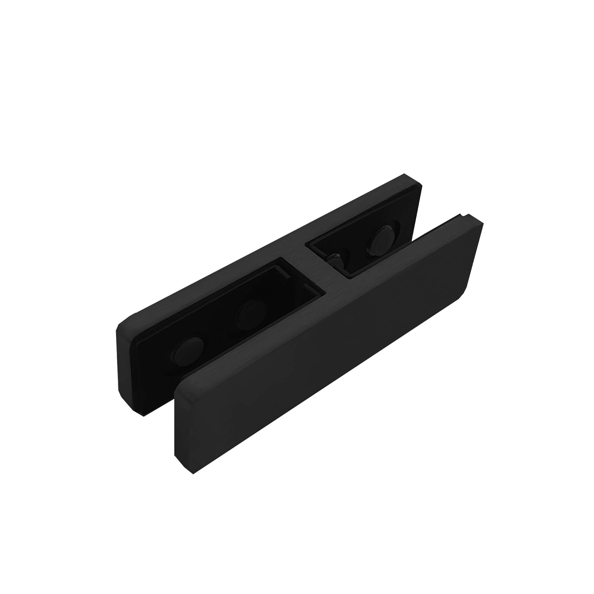 Railing Glass Connectors - 180° Glass‐to‐Glass – Grey Goat Hardware