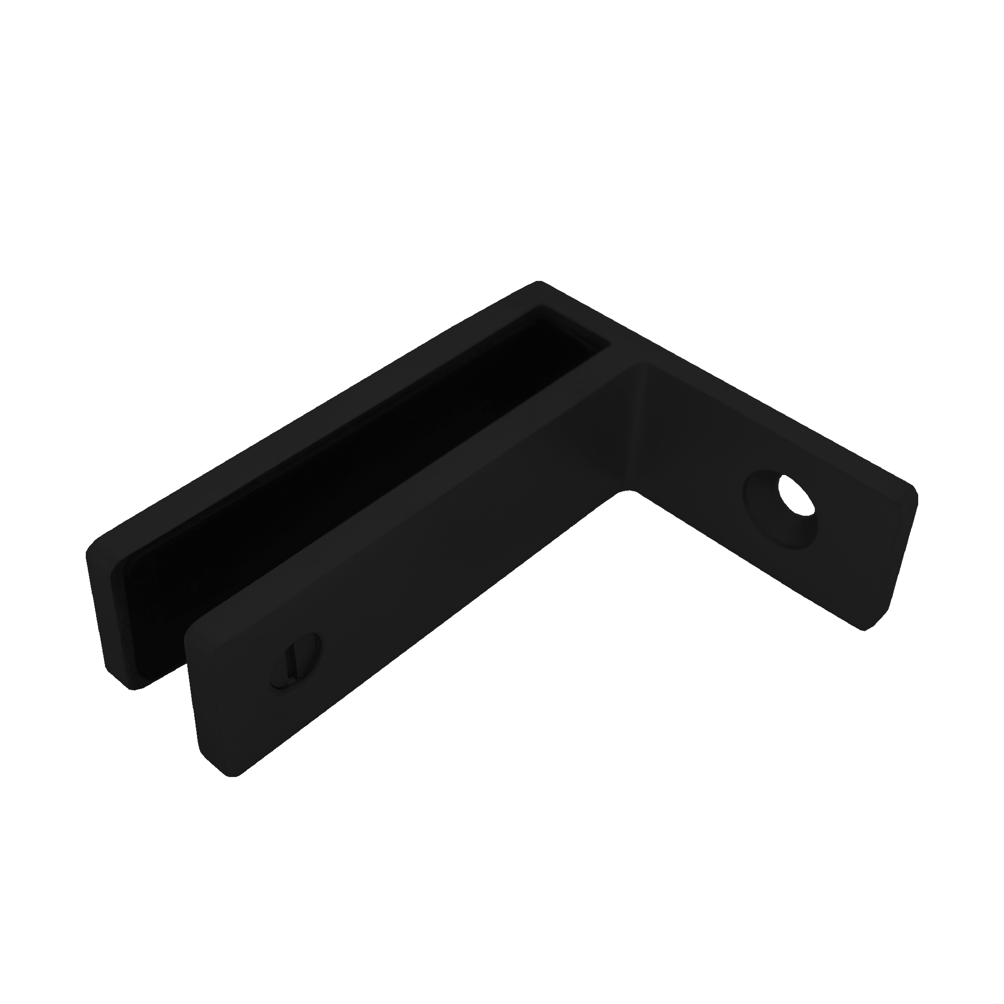 Railing Glass Connectors - 90° Wall‐to‐Glass – Grey Goat Hardware