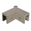 Sleeve Over Glass Clamp - 90° Adjustable - Square (CH, BN, MBL, SB, PN, BBRZ, GM, ORB)
