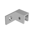 Sleeve Over Glass Clamp - Wall to Glass 90° - Offset (Right) - Square (CH, BN, MBL, SB, PN, BBRZ, GM, ORB, W, AB, PB)