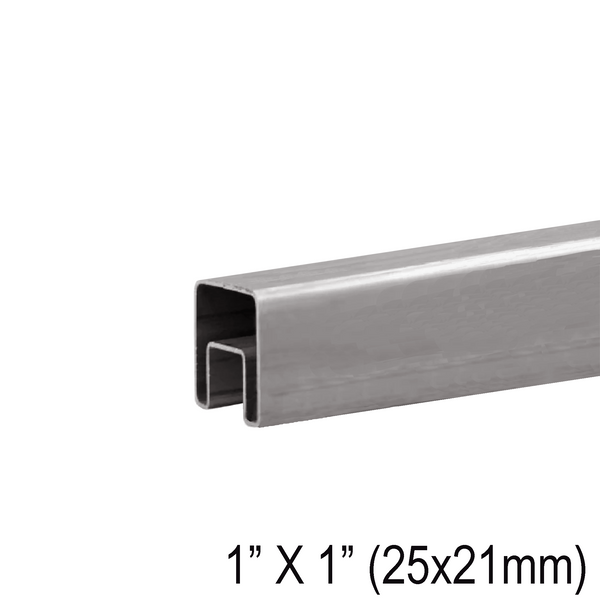 [CR1X1SQ] Caprail - 19' - 1 x 1" carré (SS316)